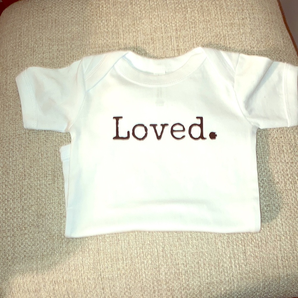 Loved baby onesie